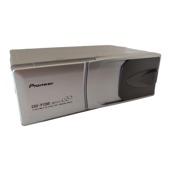 Pioneer P680 - CDX CD Changer Manual del usuario