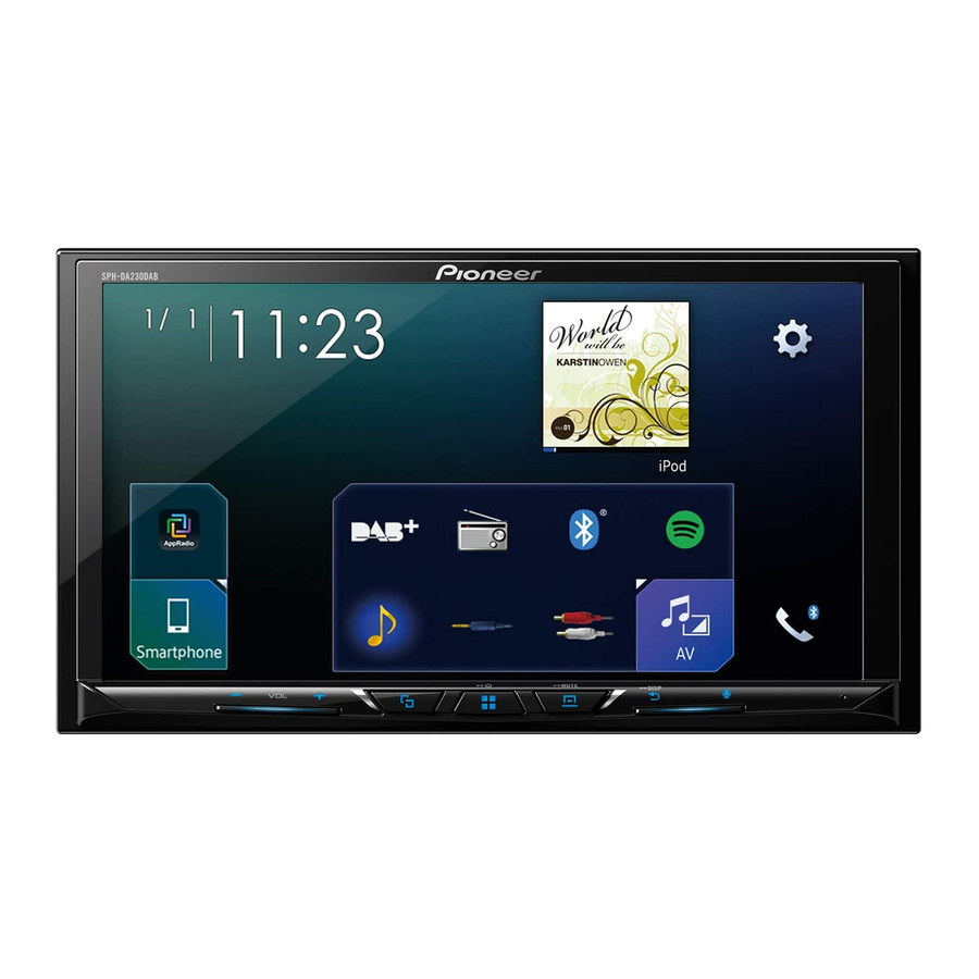 Pioneer SPH-DA230DAB Manuale di installazione