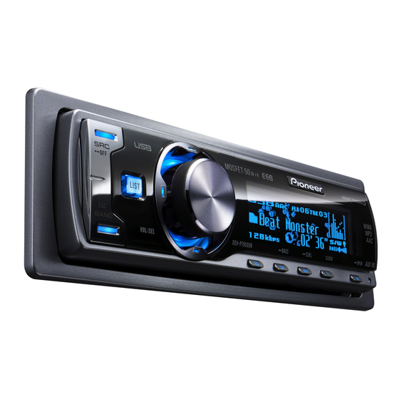 Pioneer SUPER TUNERIII D DEH-P7950UB Installatiehandleiding