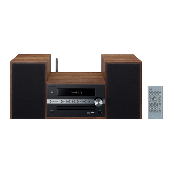 Pioneer X-CM66D Instrukcja obsługi