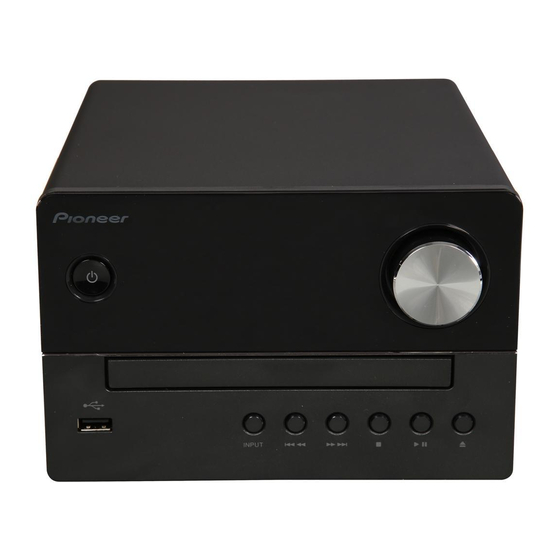 Pioneer X-EM16 Betriebsanleitung