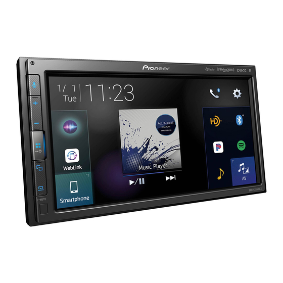 Pioneer DMH-C2550NEX Instrukcja instalacji