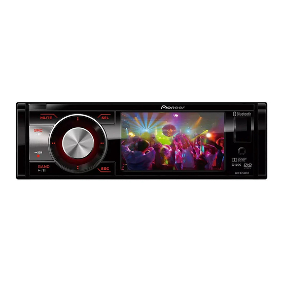 Pioneer DVH-875AVBT Kullanım Kılavuzu