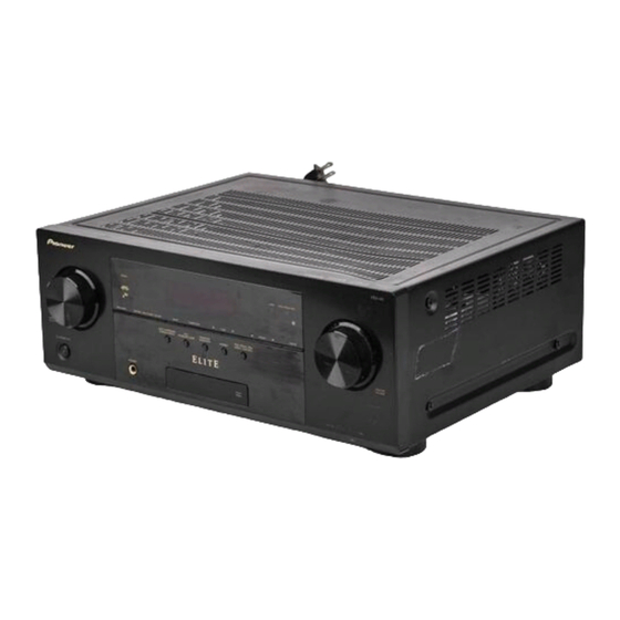 Pioneer Elite VSX-40 Service-Handbuch