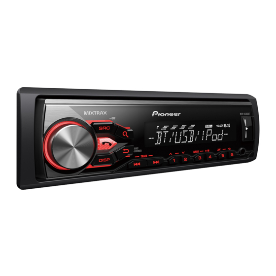 Pioneer MVH-280FD/XNEW5 Посібник з експлуатації