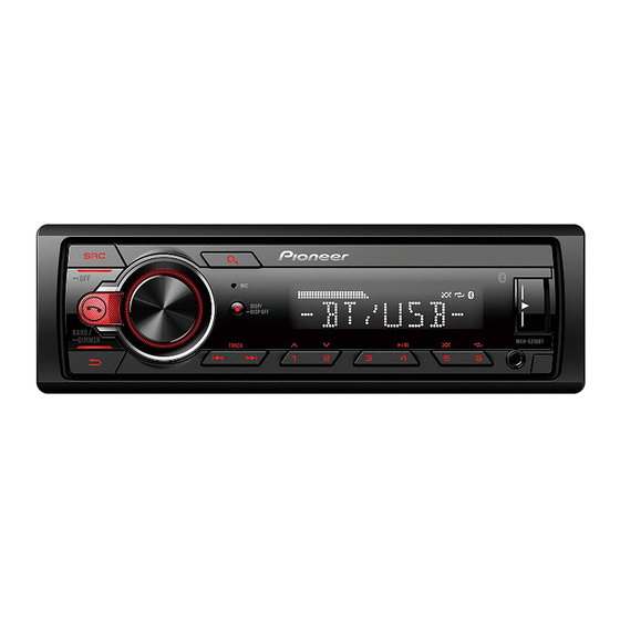 Pioneer MVH-S219BT Посібник користувача