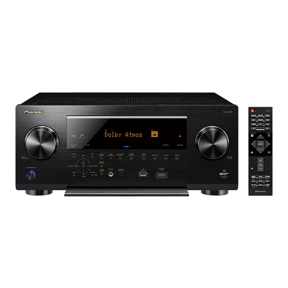 Pioneer SC-LX502 Basishandleiding