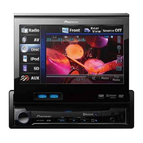 Pioneer Super Tuner IIID AVH-P5200BT Посібник з монтажу