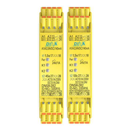 DINA Elektronik 33SR15 Original Instruction Manual