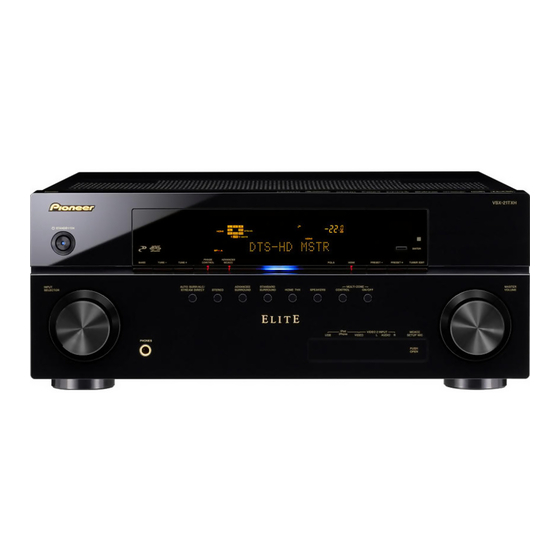 Pioneer VSX-21TXH - Elite AV Receiver 仕様