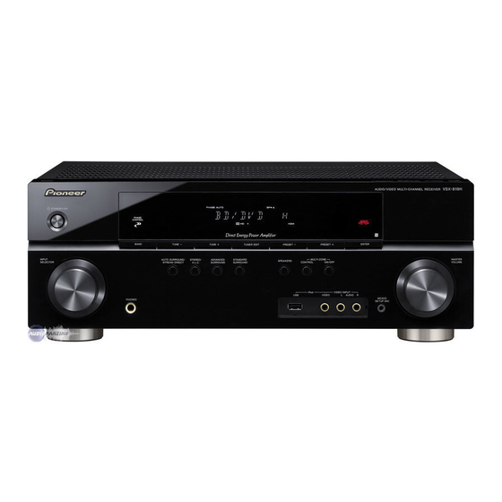 Pioneer VSX-819H-K - AV Receiver - Gloss Catalogus