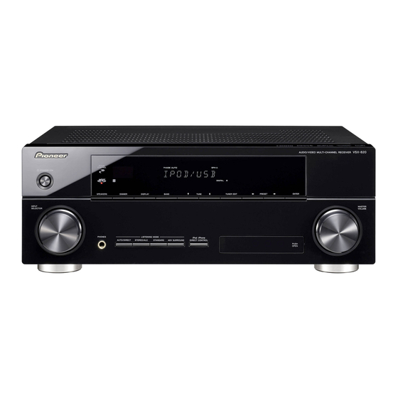 Pioneer VSX-820-K Specificaties