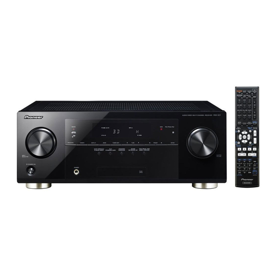 Pioneer VSX-826-k Servicehandleiding