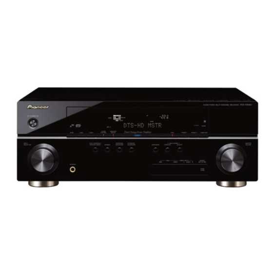 Pioneer VSX-919AH-K - AV Receiver Specifications