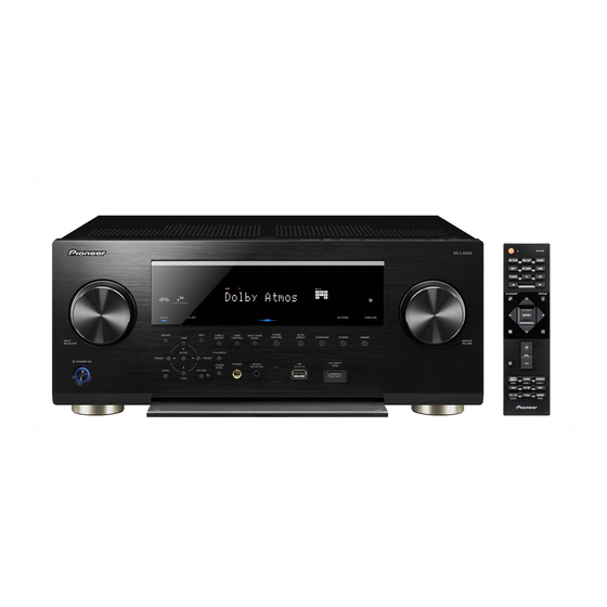 Pioneer VSX-LX302 Temel Kılavuz