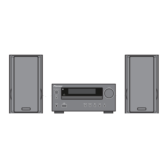 Pioneer X-HM30DAB-k Betriebsanleitung