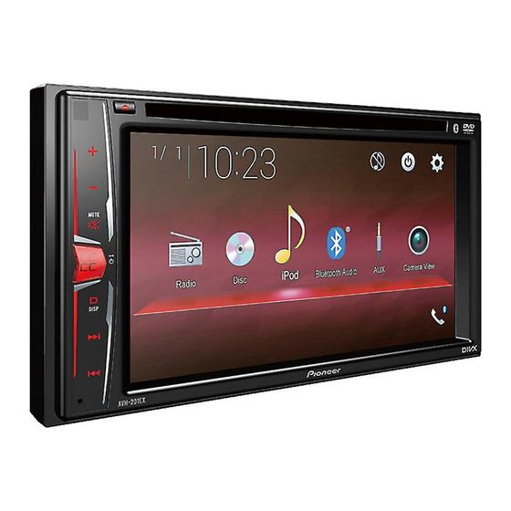 Pioneer AVH-201EX Instrukcja instalacji