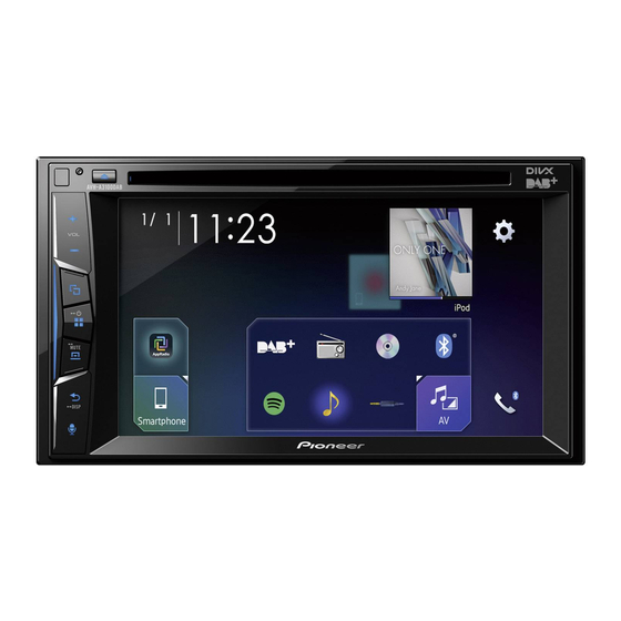 Pioneer AVH-A3100DAB Instrucciones de actualización