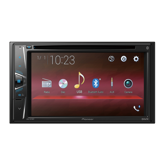 Pioneer AVH-G110DVD Installation Manual