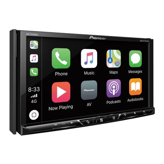 Pioneer AVH-Z3100DAB Інструкція з оновлення мікропрограми системи