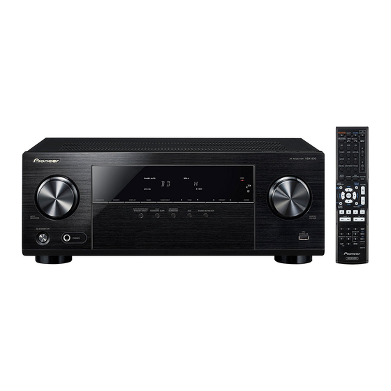 Pioneer VSX-530-K Service-Handbuch