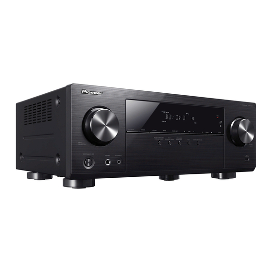 Pioneer VSX-531 Hızlı Başlangıç Kılavuzu