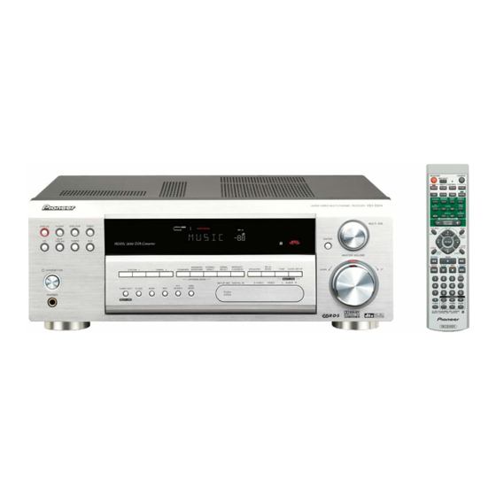 Pioneer VSX-D814-S Manual de serviço