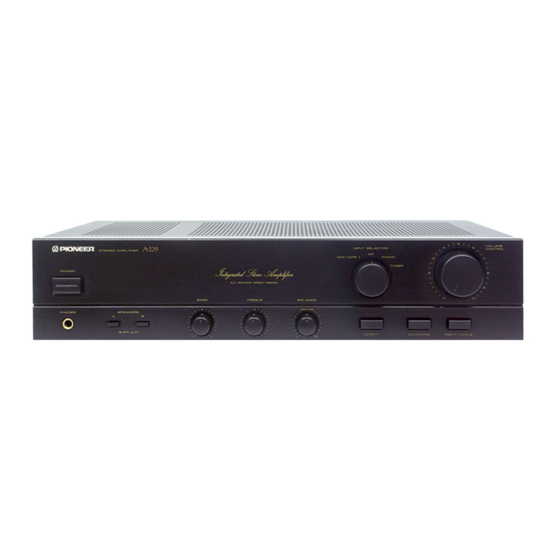 Pioneer A-229 Betriebsanleitung