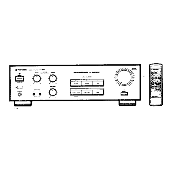 Pioneer A-302R Manuel d'entretien