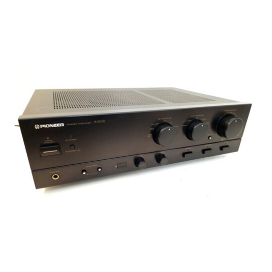 Pioneer A-501R/HB Manual de servicio