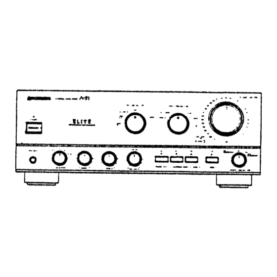 Pioneer A-777 Operating Instructions Manual