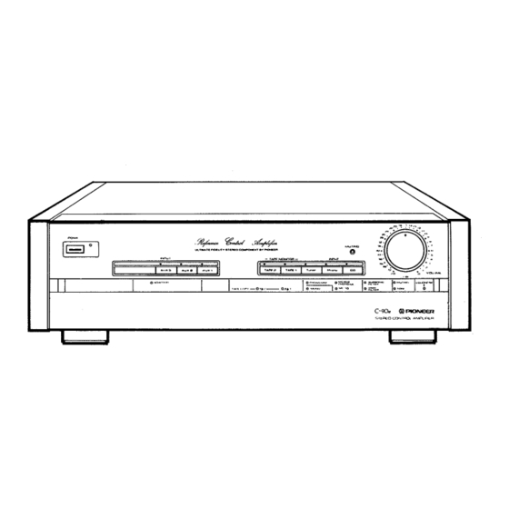 Pioneer C-90A Manuale di istruzioni per l'uso