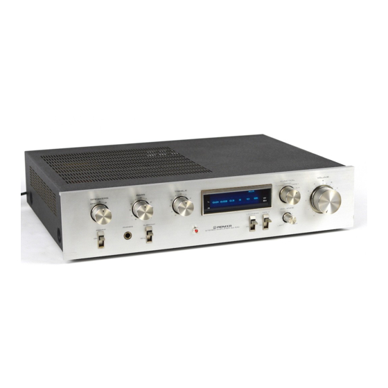 Pioneer SA-510S/G Kullanım Talimatı