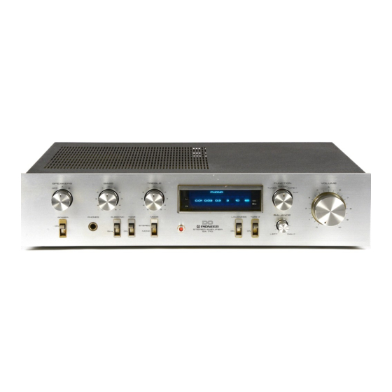 Pioneer SA-710 Servis Kılavuzu