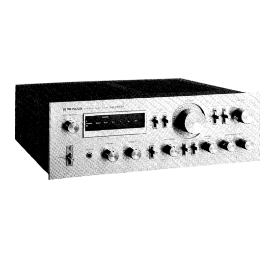 Pioneer SA-8800/HG Manuel d'utilisation