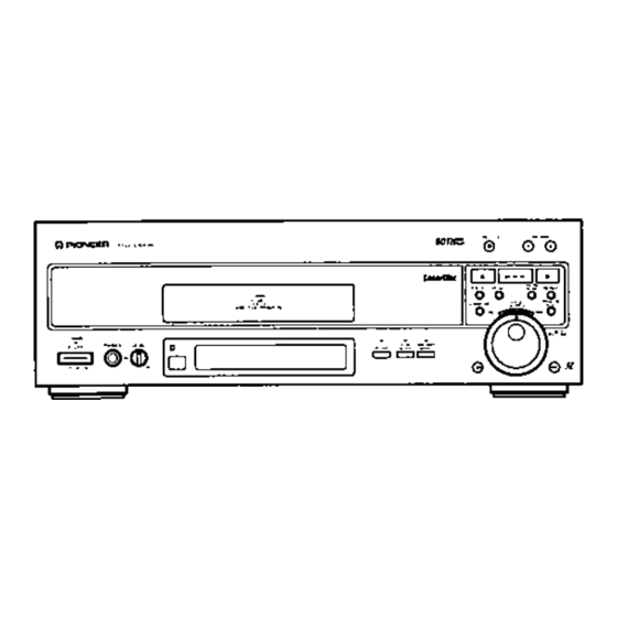 Pioneer CLD-D770 Manuel d'entretien