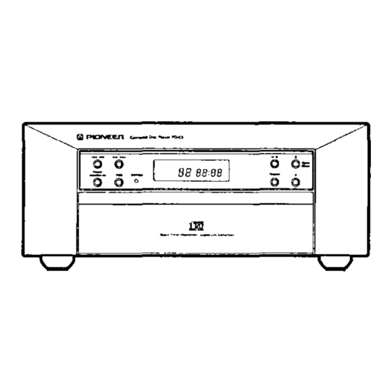 Pioneer PD-C5 サービスマニュアル