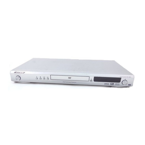 Pioneer 383-S - DV-383S DVD Player Руководство по эксплуатации