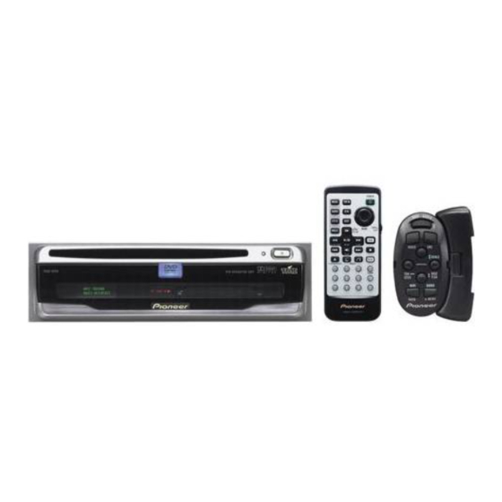 Pioneer AVIC-800DVD Handmatig