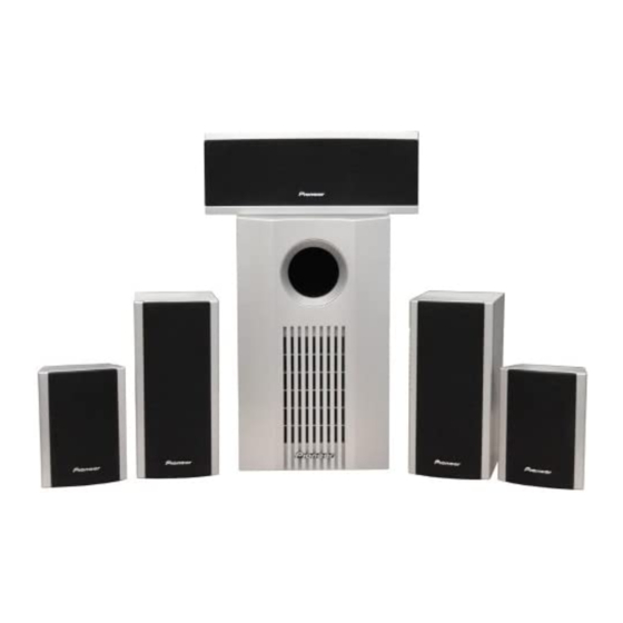 Pioneer S-FCRW240W-S Kullanım Kılavuzu