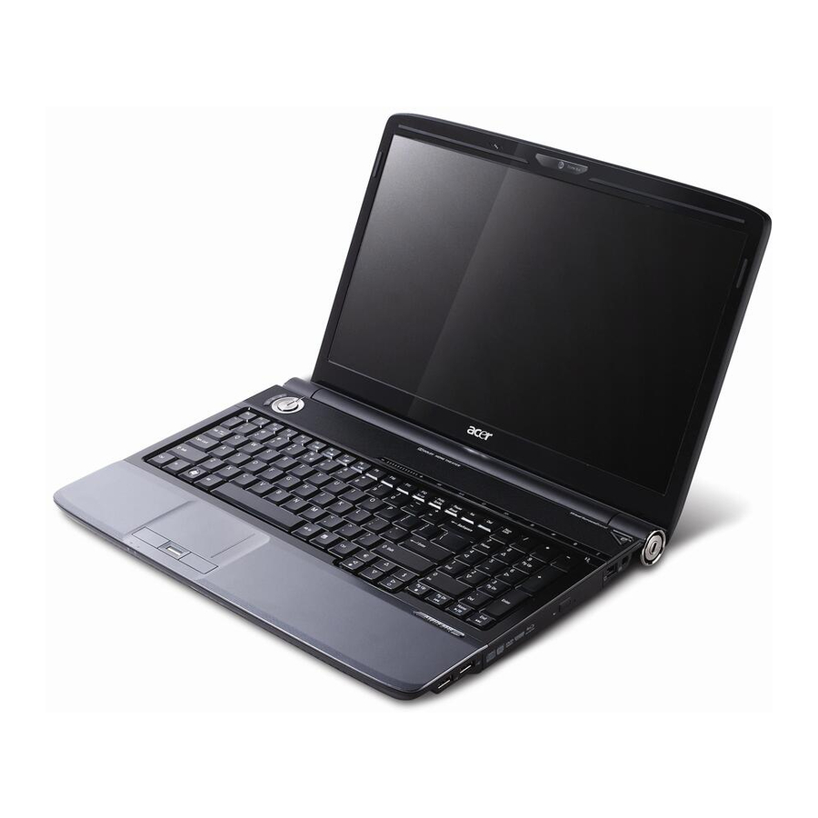 Acer 6930 6082 - Aspire - Core 2 Duo GHz Hızlı Kılavuz