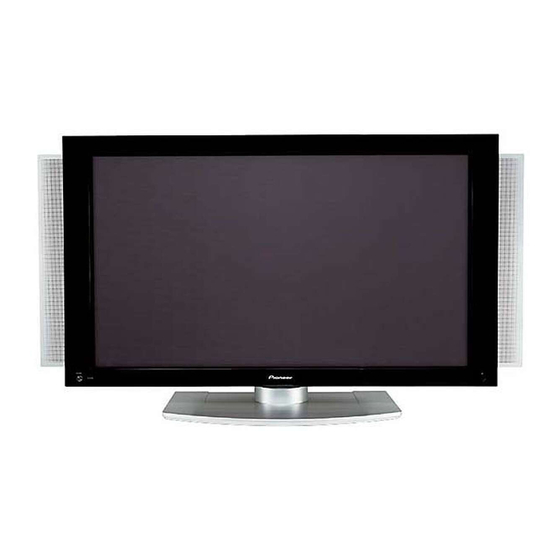 Pioneer PureVision PDP 4340HD Manuel