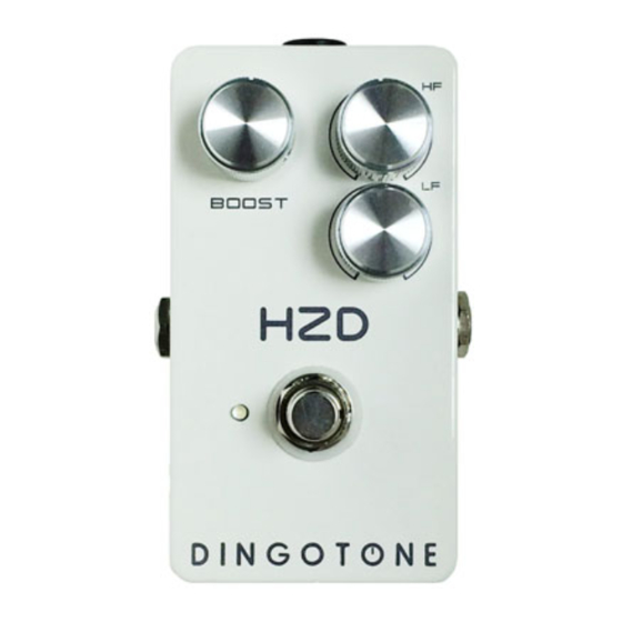 DingoTone Limited Signature HZD Boost Laurie Manual de inicio rápido