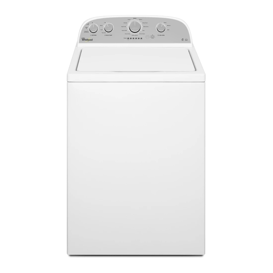 Whirlpool 3LWTW4815FW 설치 지침 매뉴얼