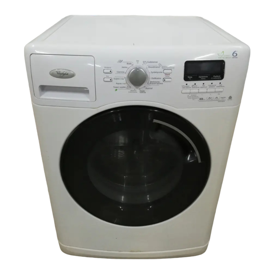 Whirlpool AQUASTEAM 9770B WP Manual de instrucciones