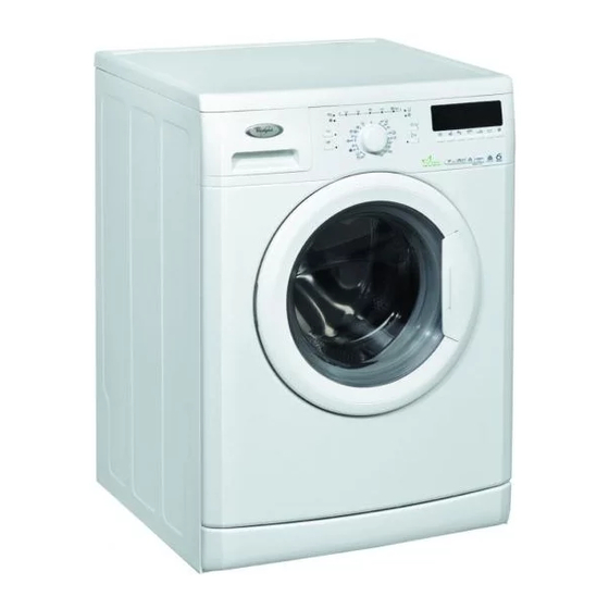 Whirlpool AWO/C 7121 Manuale di installazione