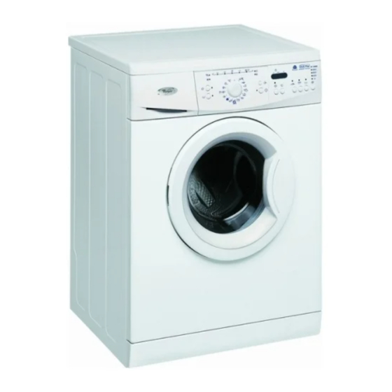 Whirlpool AWO/D 3080 Cuadro de programas