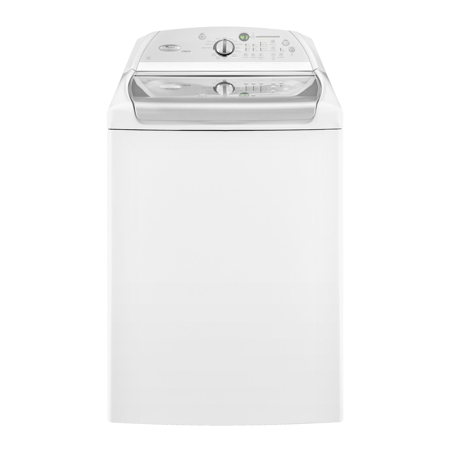 Whirlpool CABRIO WTW6500WW1 Manual de utilização e cuidados