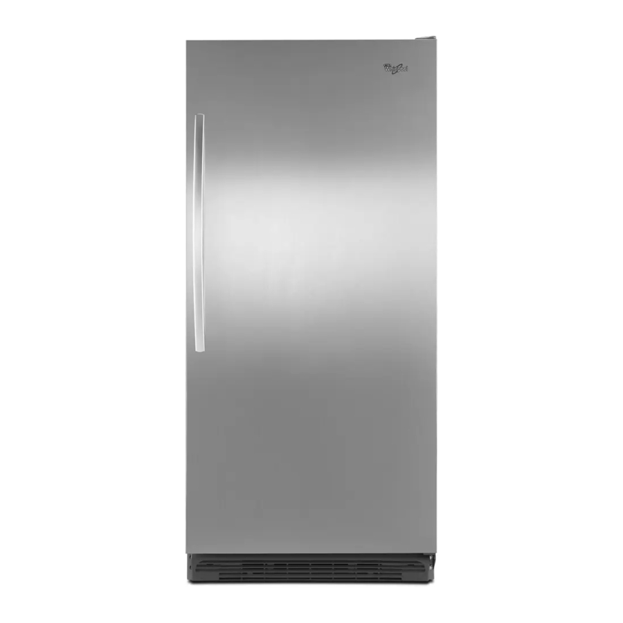 Whirlpool  EL88TRRWS Kühlschrank Gebrauchsanweisung und Pflegeanleitung