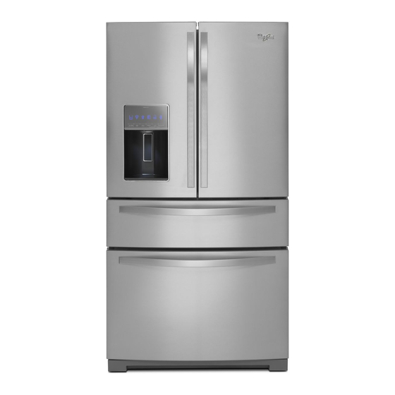 Whirlpool WRX988SIBW Інструкція з монтажу та посібник користувача